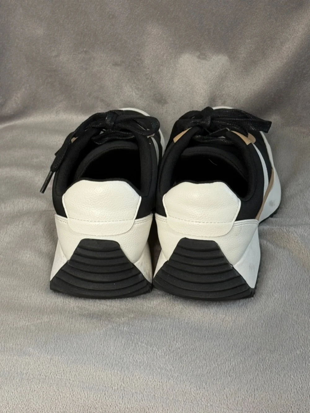 DV by Dolce Vita Black, White & Tan Women's Sneakers - Picture 4 of 5